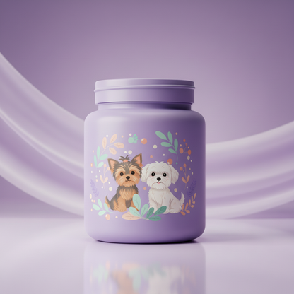 Lavender Jar - Yorkshire Terrier & Maltese