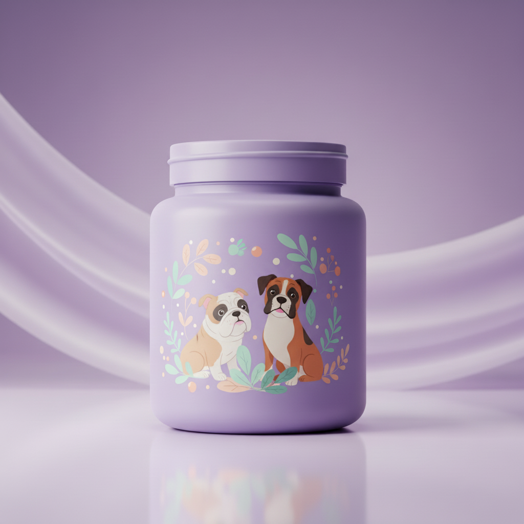 Lavender Jar - Bulldog & Boxer