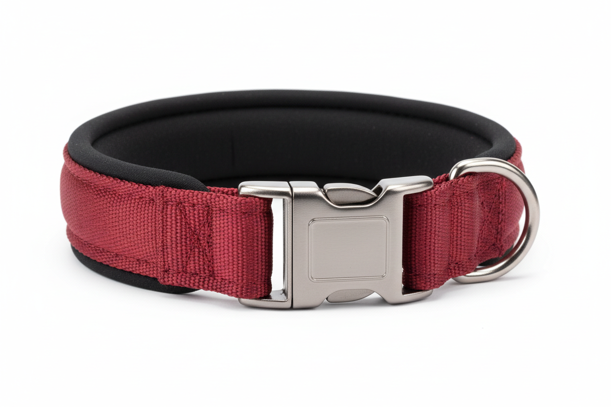 Red Padded Heavy-Duty Belt