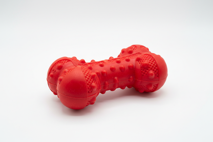 Red Rubber Chew Bone