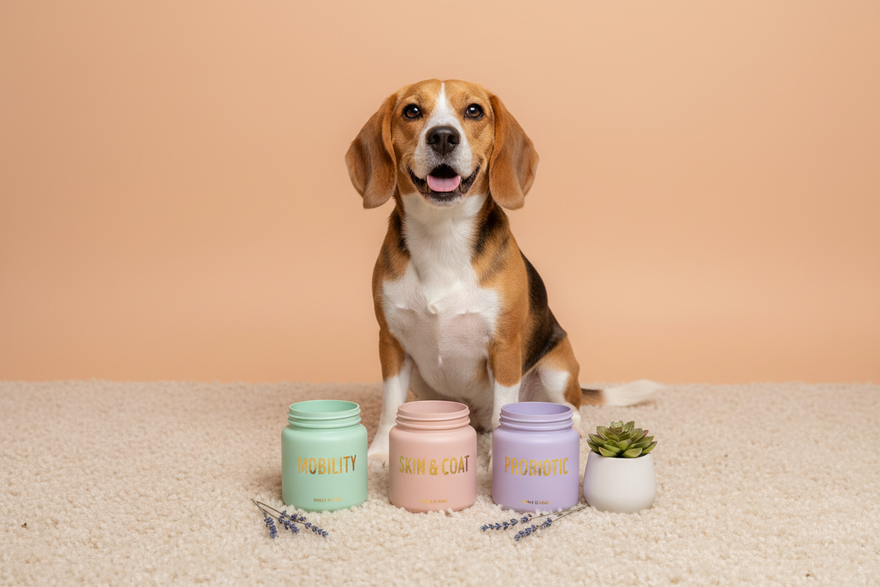 Soft peach background